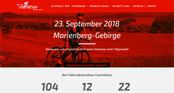 Desktop Screenshot of fahrradmarathon.rasani.de